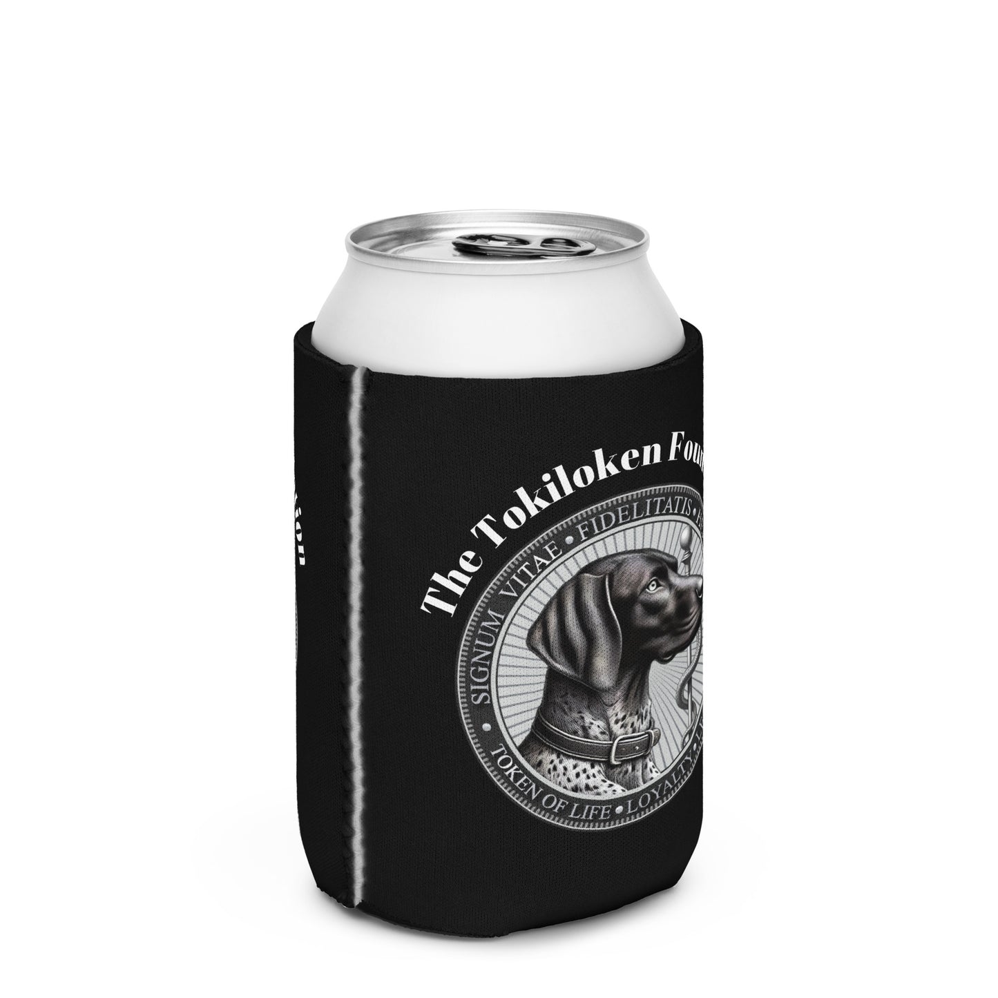 Black Can Koozie