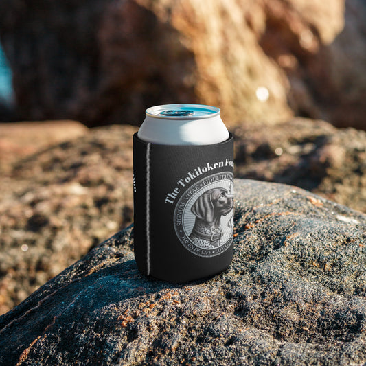 Black Can Koozie